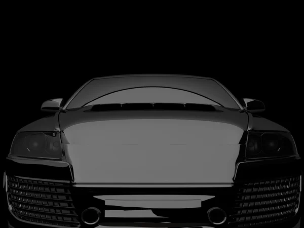 Мой собственный 3D дизайн автомобиля — стоковое фото