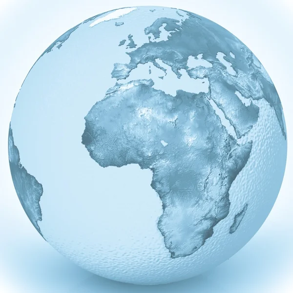 3d water globe — Stock Photo, Image