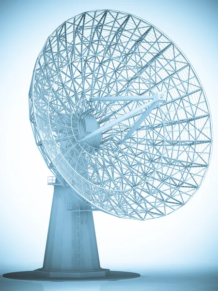 3d Parabola satellitare — Foto Stock