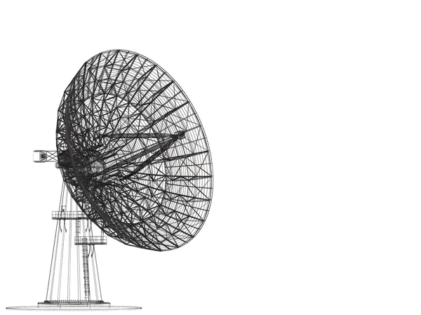 3D anteny satelitarnej — Zdjęcie stockowe