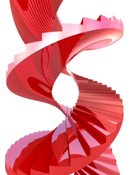 Escaleras espirales de fondo abstracto . — Foto de Stock