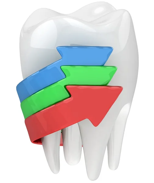 3D concepto de protección de dientes . —  Fotos de Stock