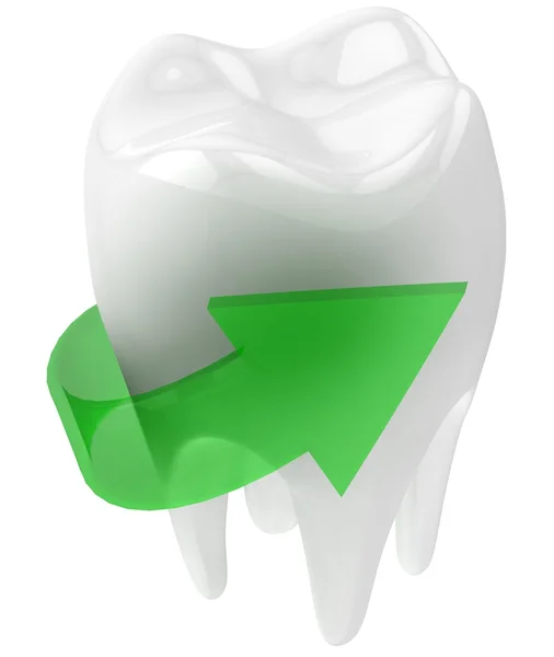 Dentes 3D conceito de proteção . — Fotografia de Stock
