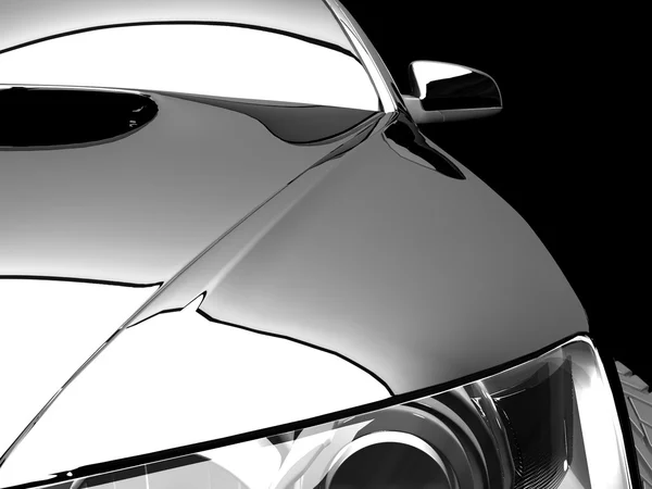 Mijn eigen 3D-ontwerp van de auto — Stockfoto