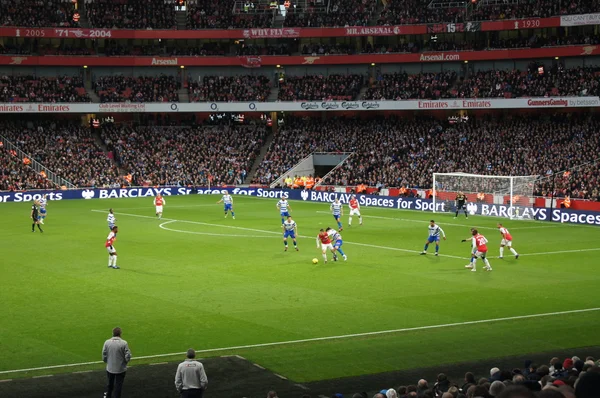 "Арсенал" грає Qpr 31 грудня 2011 — стокове фото