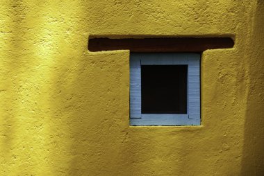 Rustic window, San Miguel de Allende, Mexico clipart