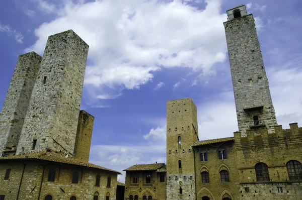 Kuleler san Gimignano, İtalya