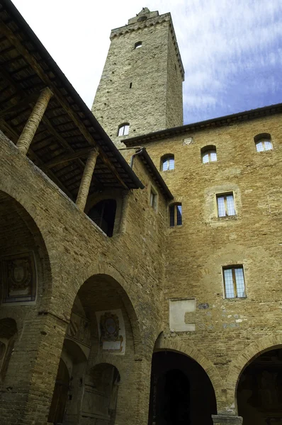 Turm in san gimignano, italien — Stockfoto
