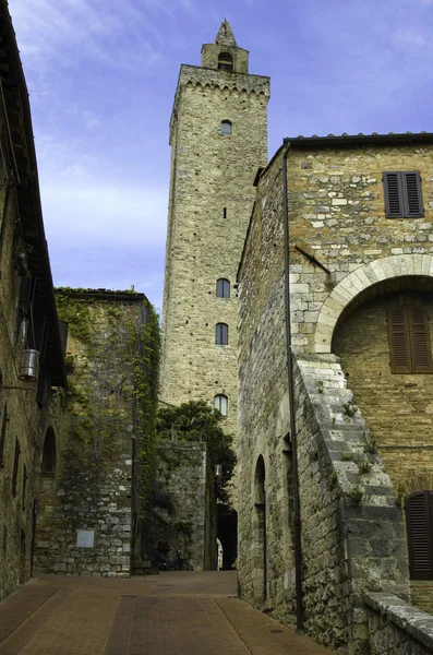 Turm in san gimignano, italien — Stockfoto