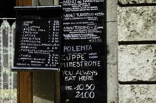 Signboard, Italian restaurant