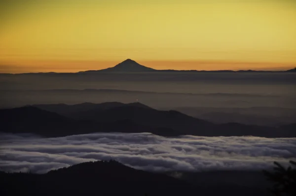 Sunrise, Mt. Jefferson, Willamette Valley — Stock Photo, Image