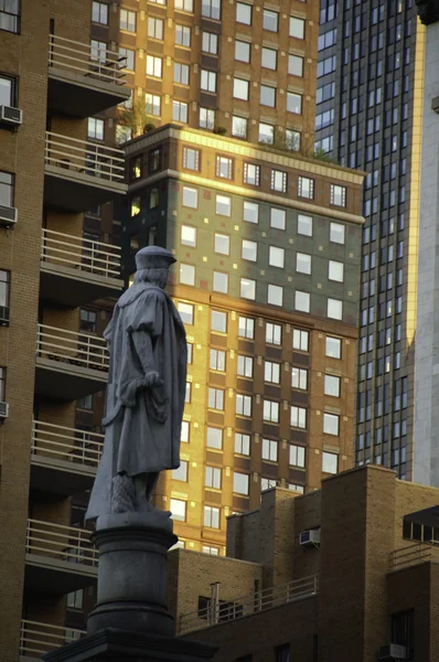 Statue of Columbus in New York — Stock Photo, Image