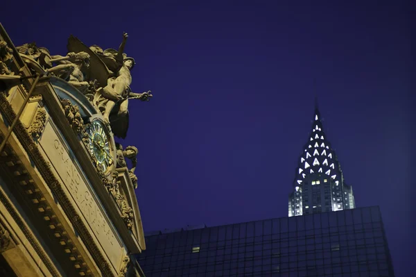 Grand Central Station, a Chrysler Building — Stock Fotó