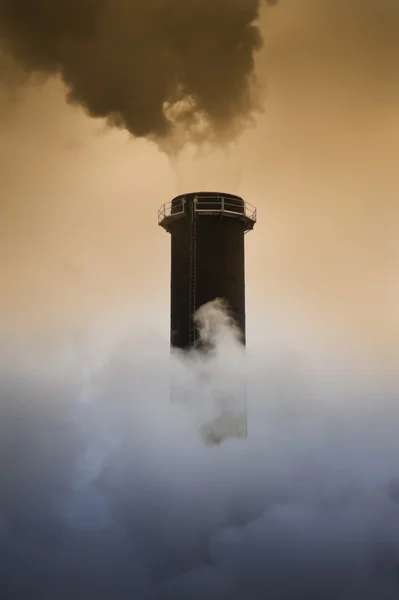 Industrial smokestack — Stock Photo, Image