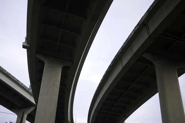 stock image Interstate highway overpass