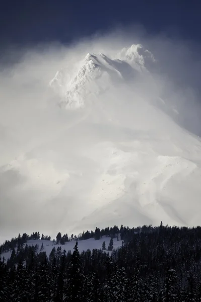 Montaña nevada pico — Foto de Stock