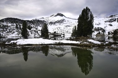 dağ gölü, wallowa Dağları, oregon