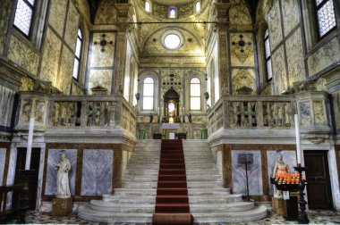 Kilise santa maria dei miracoli, Venedik, İtalya