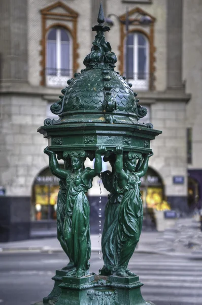 stock image Art deco fountain, Paris