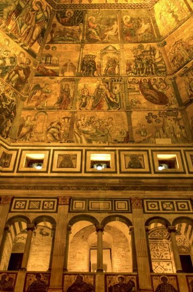 Interior of Baptistry, Florence, Italy — Stock Photo, Image