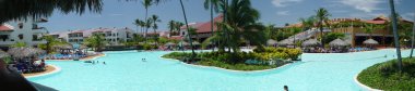 Dominican Holiday Panorama Resort Style clipart