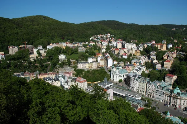 Üstten Görünüm karlovy Vary, Çek Cumhuriyeti