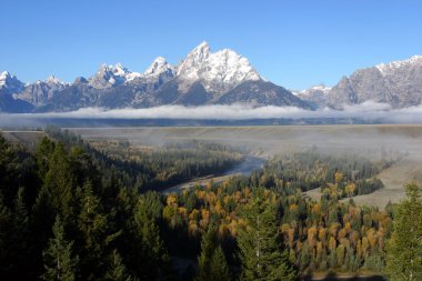 Grand tetons mountian aralığı