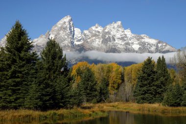 Grand Tetons Mountian Range clipart