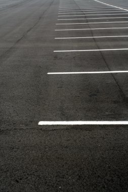 Empty Parking Lot clipart