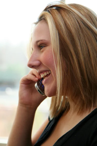 Woman On Cell Phone — Stock Photo, Image