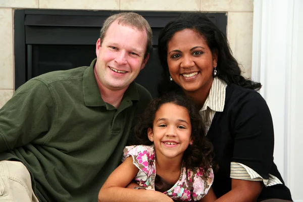 Familia Interracial —  Fotos de Stock