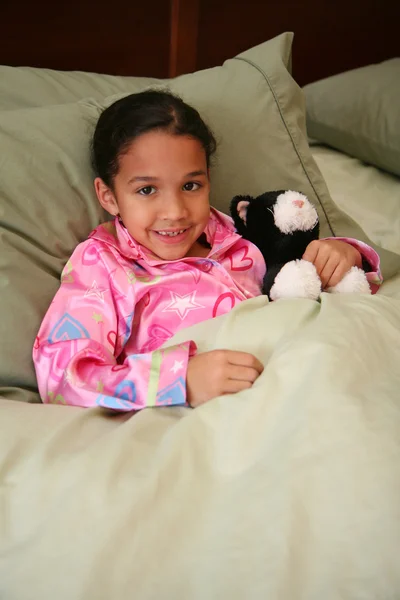 Girl Ready For Bed — Stock Photo, Image