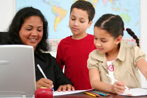Teacher and Students — Stock Photo, Image