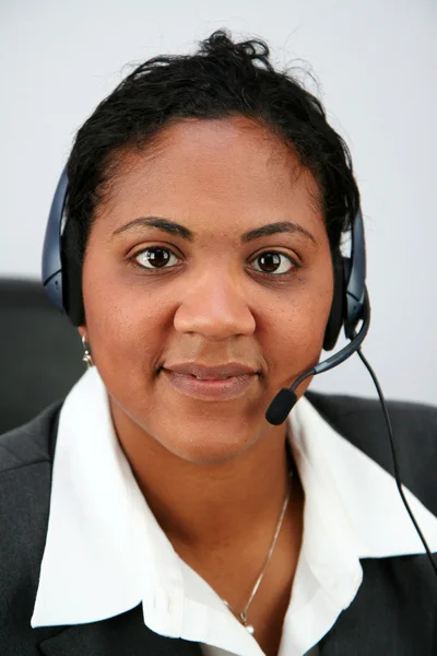 Businesswoman Taking Calls — Stock Photo, Image