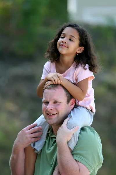 Otec a dcera — Stock fotografie