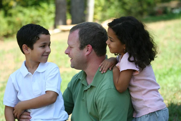 Father and Children — Stock Photo, Image