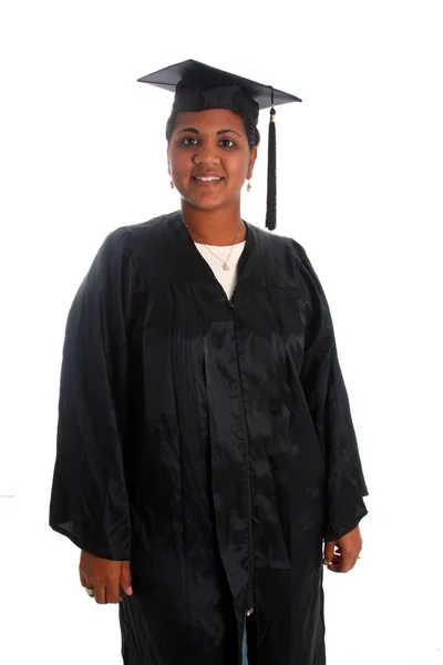 Mujer graduándose — Foto de Stock