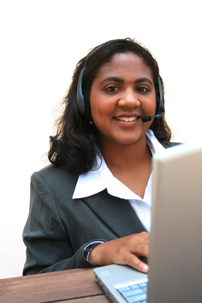 Businesswoman Taking Calls — Stock Photo, Image