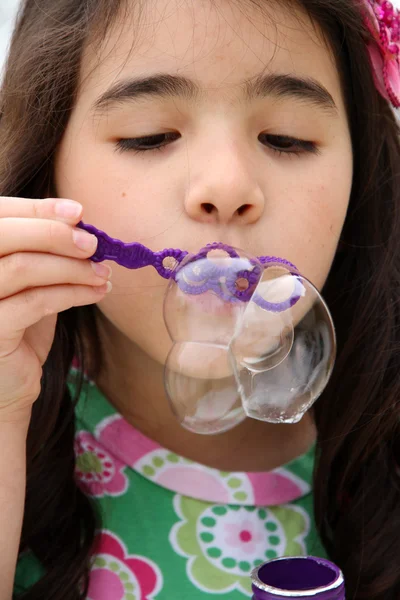 Blowing Bubbles — Stock Photo, Image