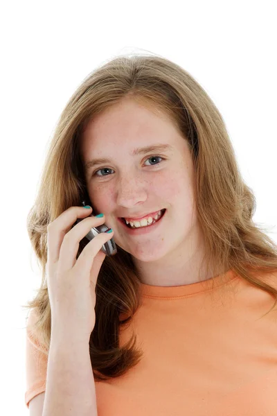 Adolescente sul cellulare — Foto Stock