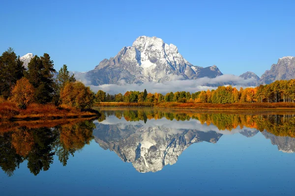 Reflexão de montanha Grand Teton — Fotografia de Stock