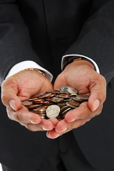 Man Holding Money — Stock Photo, Image