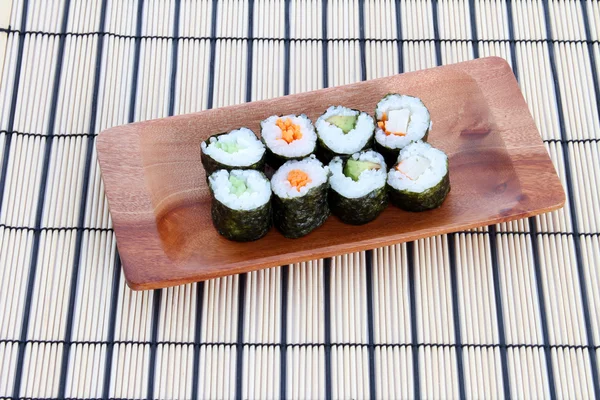 Sushi on placemat — Stock Photo, Image