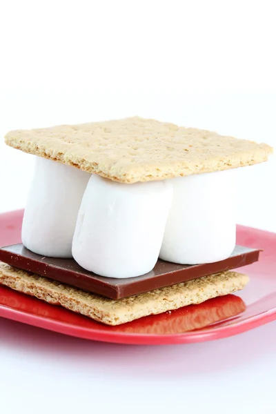 stock image Smores on White Background