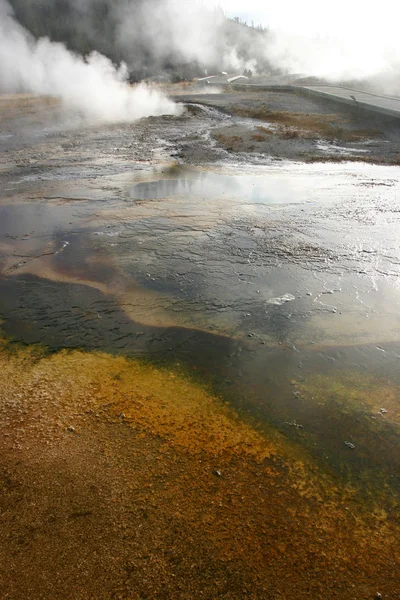 Yellowstone θερμική λίμνη — Φωτογραφία Αρχείου