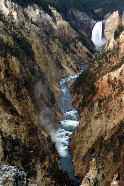 Yellowstone fällt Hintergrund — Stockfoto