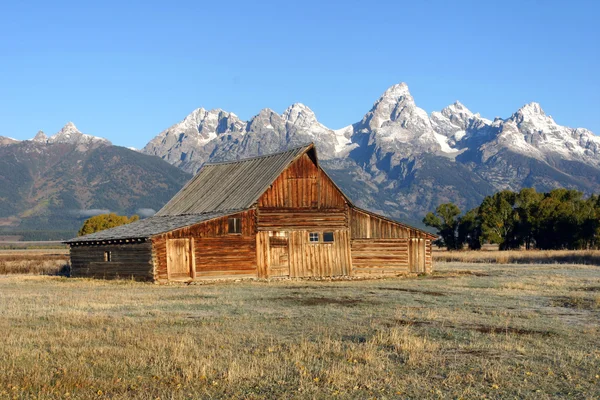 Mormonský stodola udolím — Stock fotografie