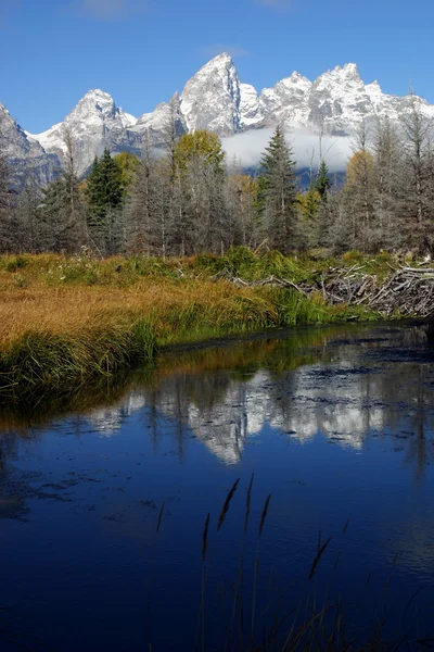 Cordillera montañosa Grand Tetons — Foto de Stock