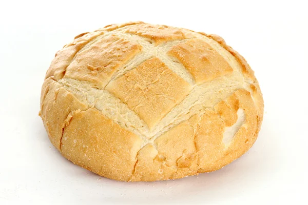 白背景面包 — 图库照片