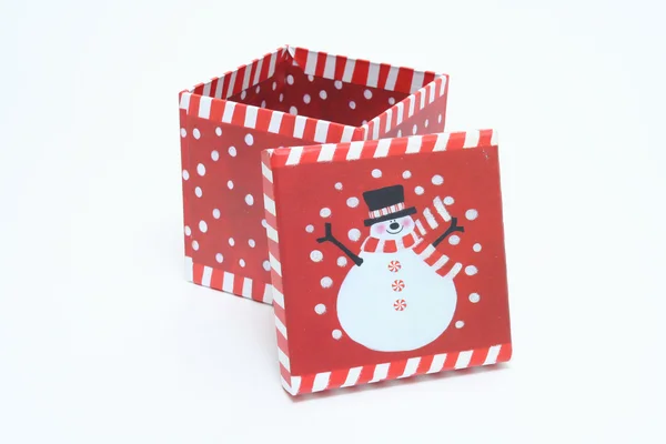 Christmas Box Decorations — Stock Photo, Image
